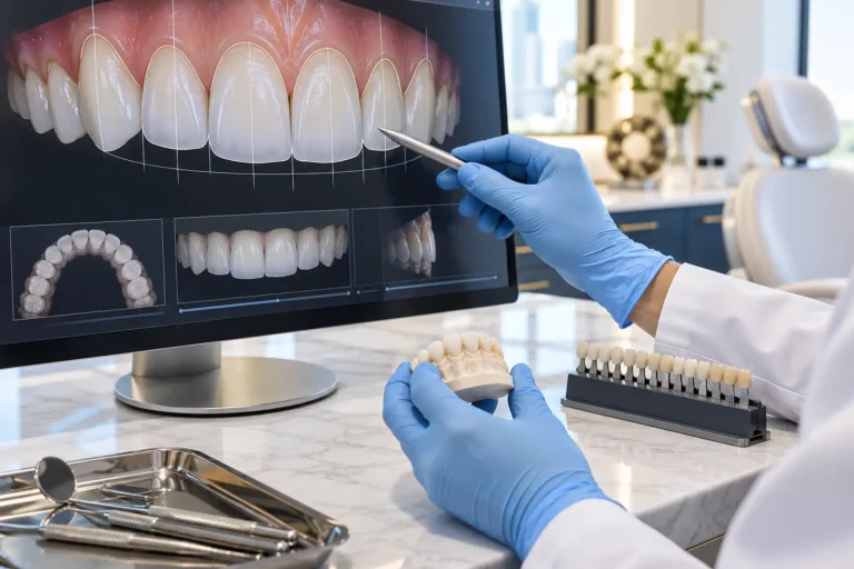 Progettazione digitale del sorriso per faccette e Injection Flow